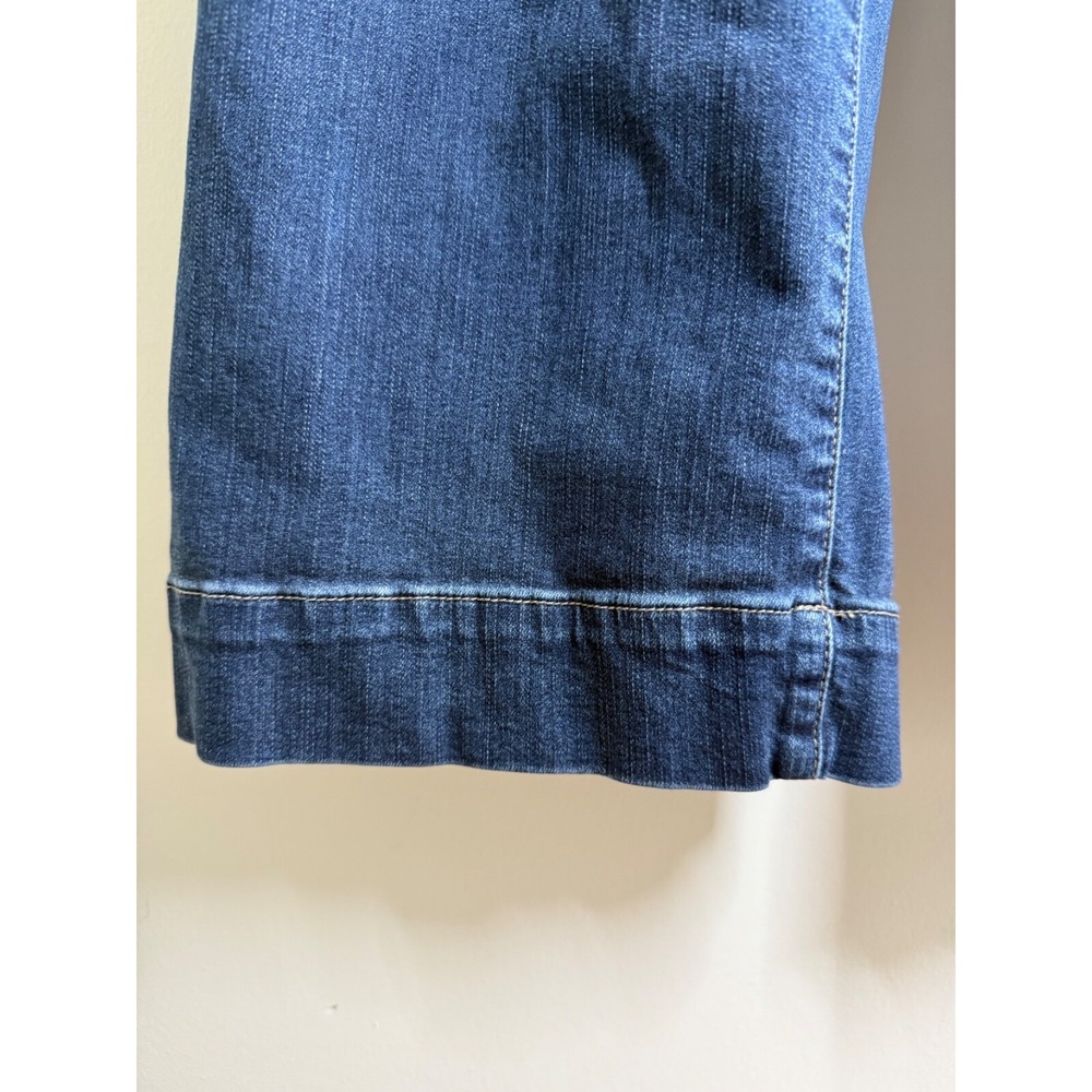 Belle Kim Gravel Women's 12T Pull On Deep Hem Dark Wash Jeans 27" Inseam‎ - Picture 4 of 7